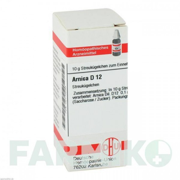 АРНИКА (ARNICA) D 12 глобули 10 г - Гомеопатия DHU