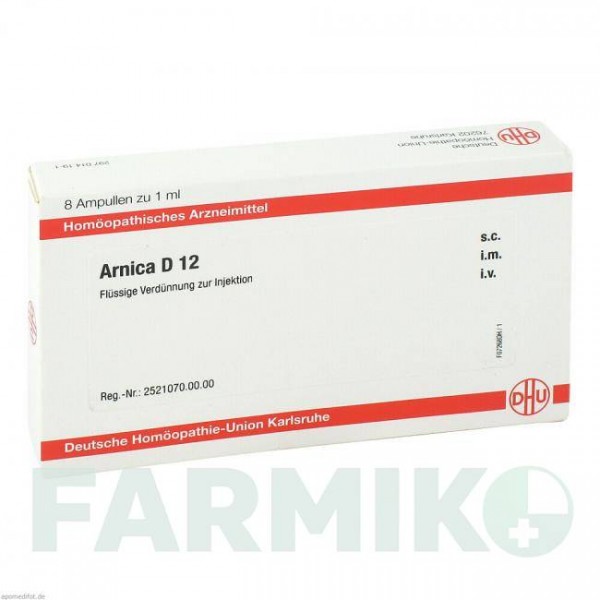 АРНИКА (ARNICA) D 12 ампулы 8x1 мл - Гомеопатия DHU