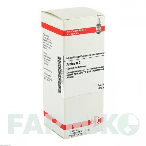 АРНИКА (ARNICA) D 2 раствор 50 мл - Гомеопатия DHU