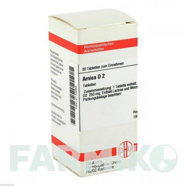 АРНІКА (ARNICA) D 2 таблетки 80 шт - Гомеопатія DHU