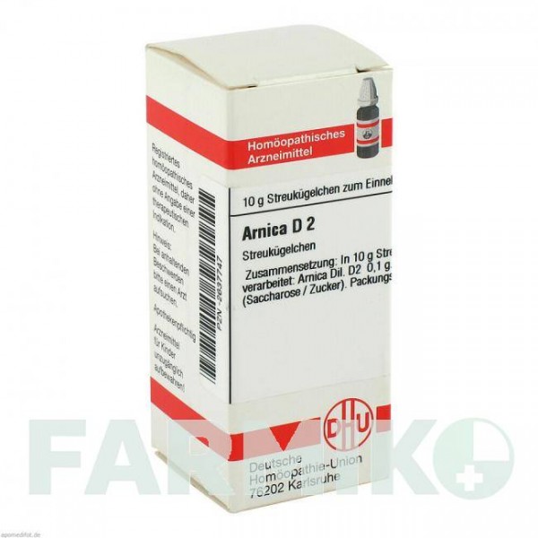 АРНИКА (ARNICA) D 2 глобули 10 г - Гомеопатия DHU
