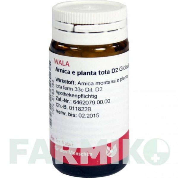 АРНИКА (ARNICA) D 2 глобули 20 г - Гомеопатия WALA HEILMITTEL
