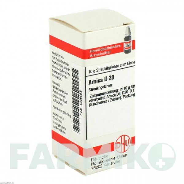 АРНИКА (ARNICA) D 20 глобули 10 г - Гомеопатия DHU