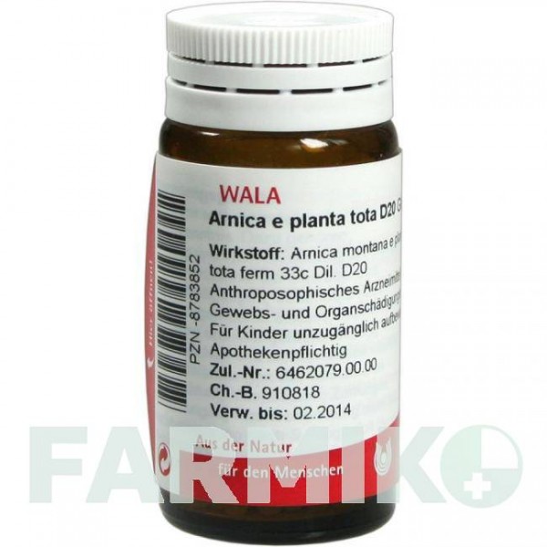 АРНИКА (ARNICA) D 20 глобули 20 г - Гомеопатия WALA HEILMITTEL