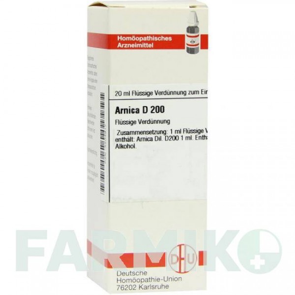 АРНИКА (ARNICA) D 200 раствор 20 мл - Гомеопатия DHU
