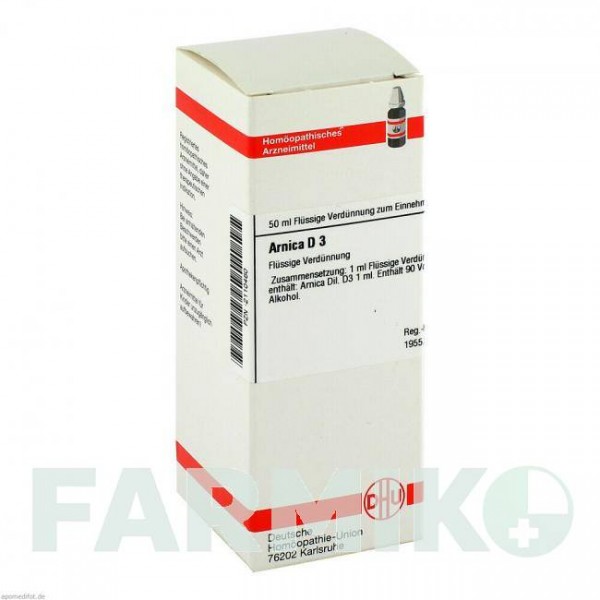 АРНИКА (ARNICA) D 3 раствор 50 мл - Гомеопатия DHU