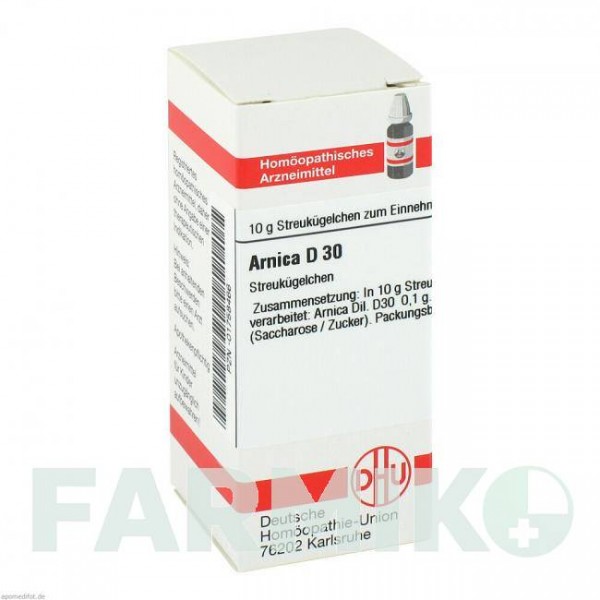 АРНИКА (ARNICA) D 30 глобули 10 г - Гомеопатия DHU