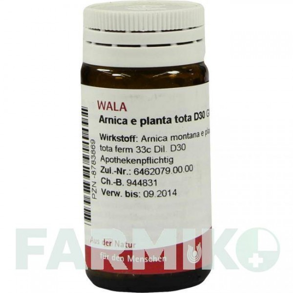 АРНИКА (ARNICA) D 30 глобули 20 г - Гомеопатия WALA HEILMITTEL
