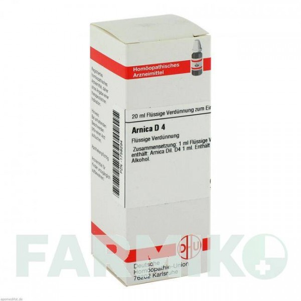 АРНИКА (ARNICA) D 4 раствор 20 мл - Гомеопатия DHU