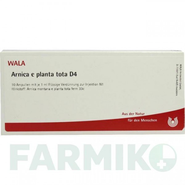 АРНИКА (ARNICA) D 4 ампулы 10x1 мл - Гомеопатия WALA HEILMITTEL