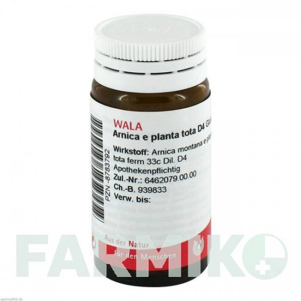 АРНИКА (ARNICA) D 4 глобули 20 г - Гомеопатия WALA HEILMITTEL