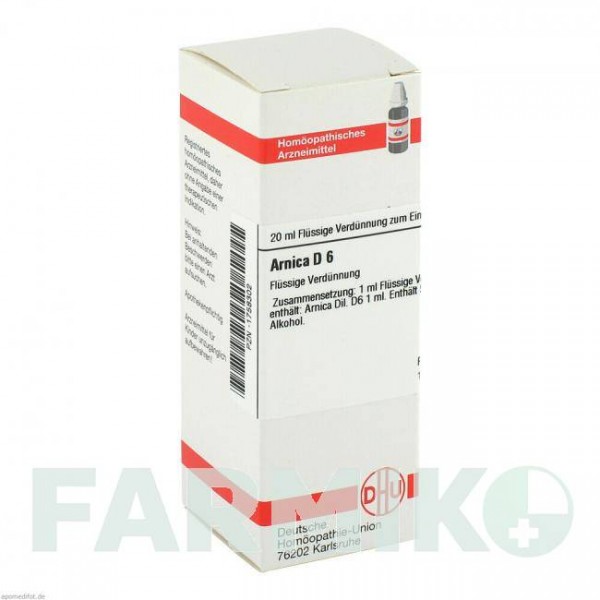 АРНИКА (ARNICA) D 6 раствор 20 мл - Гомеопатия DHU