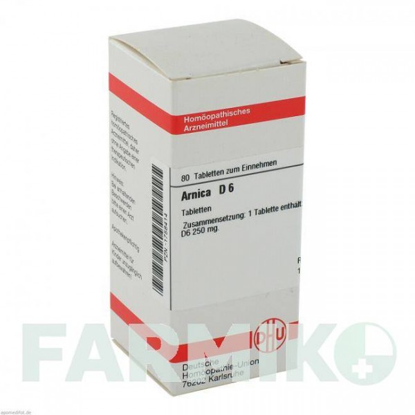АРНИКА (ARNICA) D 6 таблетки 80 шт - Гомеопатия DHU