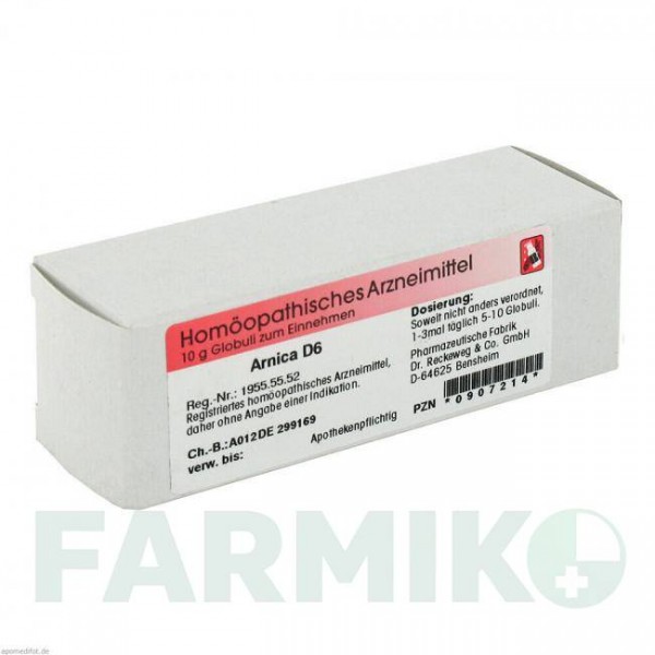 АРНІКА (ARNICA) D 6 глобули 10 г - Гомеопатія DR.RECKEWEG
