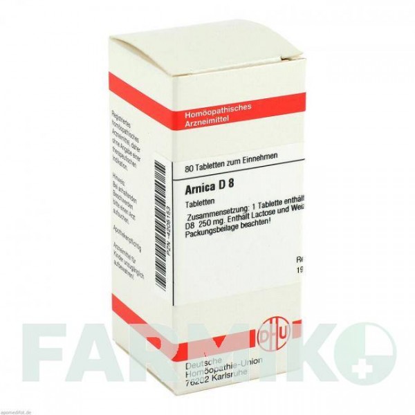 АРНІКА (ARNICA) D 8 таблетки 80 шт - Гомеопатія DHU