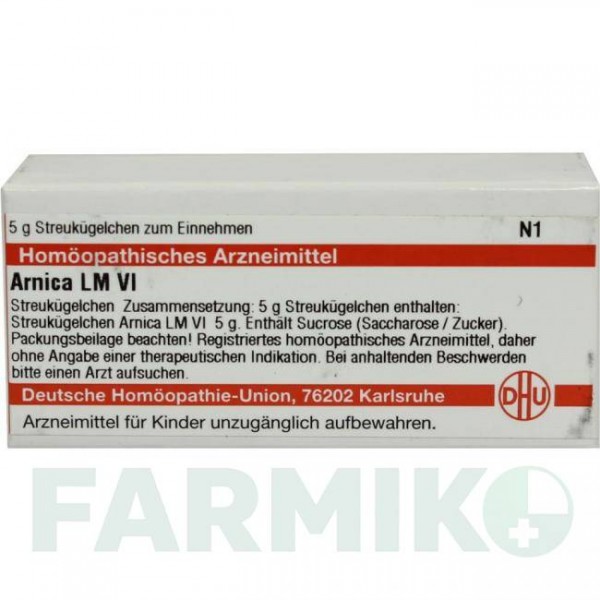 АРНИКА (ARNICA) LM VI глобули 5 г - Гомеопатия DHU