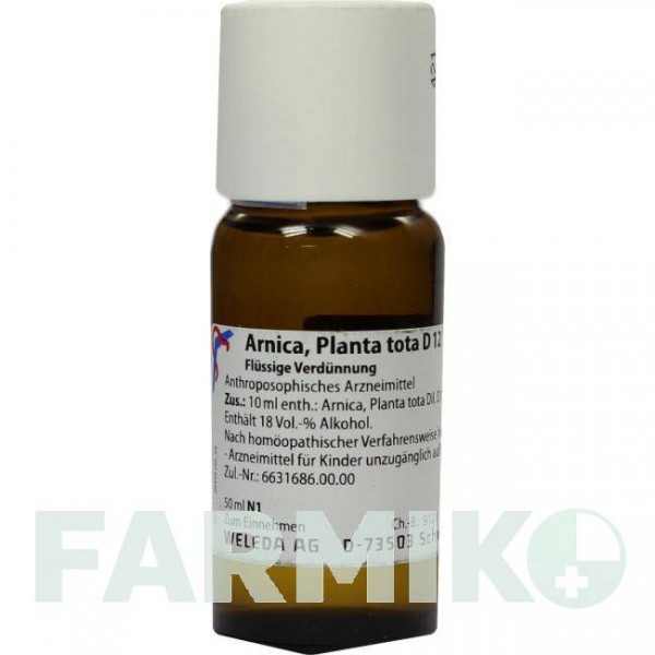 АРНІКА ПЛАНТА (ARNICA PLANTA) D 12 розчин 50 мл - Гомеопатія WELEDA