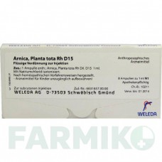 АРНИКА ПЛАНТА (ARNICA PLANTA) D 15 ампулы 8x1 мл - Гомеопатия WELEDA