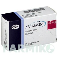 АРОМАЗИН (AROMASIN) таблетки 100 шт - Эксеместан AXICORP PHARMA