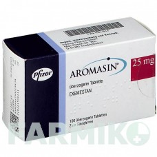 АРОМАЗИН (AROMASIN) таблетки 100 шт - Эксеместан AXICORP PHARMA