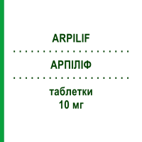 АРПИЛИФ (ARPILIF) 10 мг таблетки 14 шт - Арипипразол ELPEN PHARMACEUTICAL