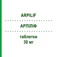 АРПИЛИФ (ARPILIF) 30 мг таблетки 98 шт - Арипипразол ELPEN PHARMACEUTICAL