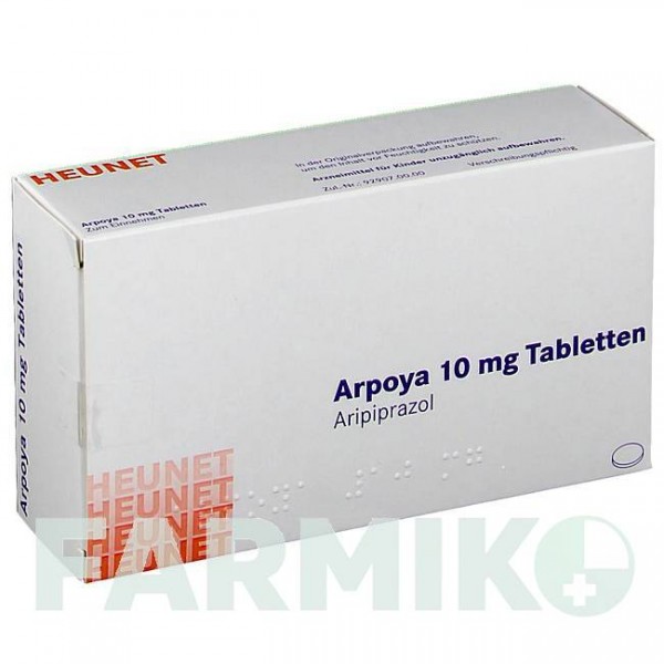 АРПОЯ (ARPOYA) 10 мг таблетки 56 шт - Арипіпразол HEUNET PHARMA