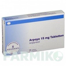 АРПОЯ (ARPOYA) 15 мг таблетки 14 шт - Арипіпразол HEUMANN PHARMA