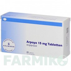 АРПОЯ (ARPOYA) 15 мг таблетки 56 шт - Арипіпразол HEUMANN PHARMA