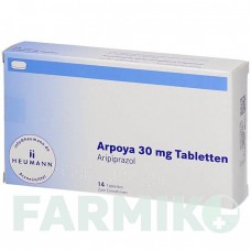 АРПОЯ (ARPOYA) 30 мг таблетки 14 шт - Арипіпразол HEUMANN PHARMA