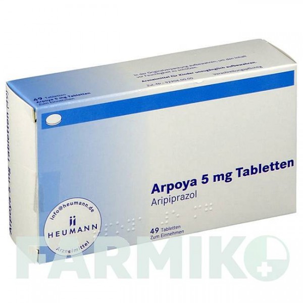 АРПОЯ (ARPOYA) 5 мг таблетки 49 шт - Арипіпразол HEUMANN PHARMA