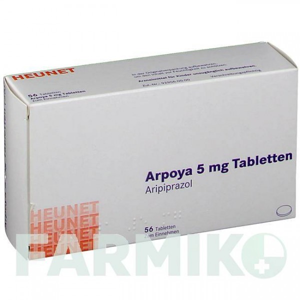 АРПОЯ (ARPOYA) 5 мг таблетки 56 шт - Арипіпразол HEUNET PHARMA