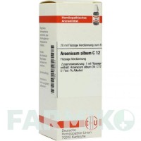АРСЕНИКУМ АЛЬБУМ (ARSENICUM ALBUM) C 12 раствор 20 мл - Гомеопатия DHU