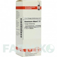 АРСЕНИКУМ АЛЬБУМ (ARSENICUM ALBUM) C 12 раствор 20 мл - Гомеопатия DHU