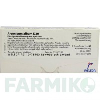 АРСЕНИКУМ АЛЬБУМ (ARSENICUM ALBUM) D 30 ампулы 8 шт - Гомеопатия WELEDA