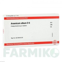 АРСЕНІКУМ АЛЬБУМ (ARSENICUM ALBUM) D 6 ампули 8x1 мл - Гомеопатія DHU