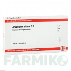 АРСЕНИКУМ АЛЬБУМ (ARSENICUM ALBUM) D 6 ампулы 8x1 мл - Гомеопатия DHU