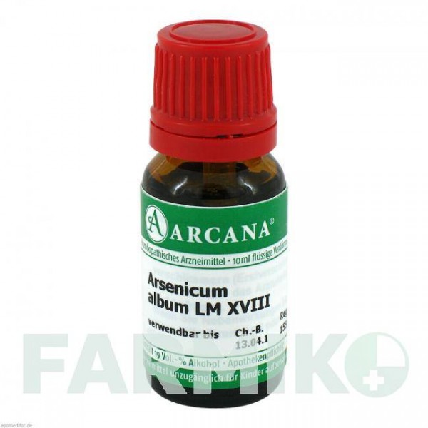 АРСЕНІКУМ АЛЬБУМ (ARSENICUM ALBUM) LM 18 розчин 10 мл - Гомеопатія ARCANA DR.SEWERIN