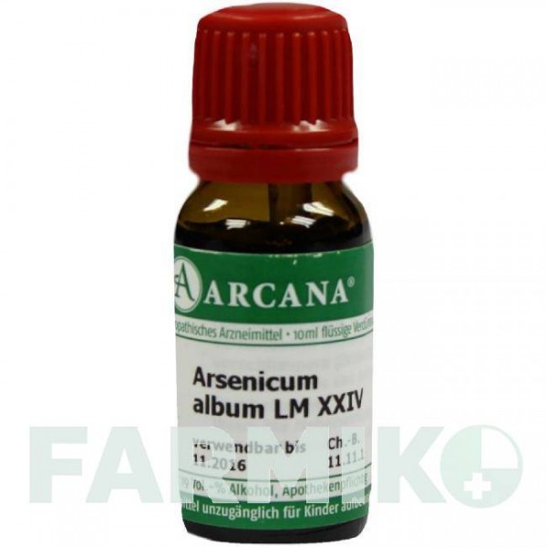 АРСЕНИКУМ АЛЬБУМ (ARSENICUM ALBUM) LM 24 раствор 10 мл - Гомеопатия ARCANA DR.SEWERIN