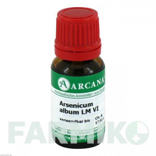 АРСЕНИКУМ АЛЬБУМ (ARSENICUM ALBUM) LM 6 раствор 10 мл - Гомеопатия ARCANA DR.SEWERIN