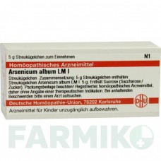 АРСЕНИКУМ АЛЬБУМ (ARSENICUM ALBUM) LM I глобули 5 г - Гомеопатия DHU