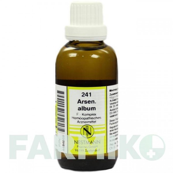 АРСЕНІКУМ АЛЬБУМ (ARSENICUM ALBUM) розчин 50 мл - Гомеопатія NESTMANN PHARMA