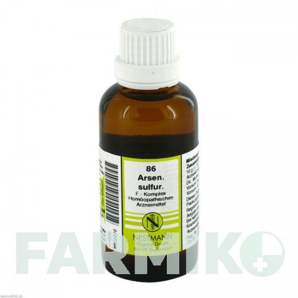 АРСЕНИКУМ СУЛЬФУРИКУМ (ARSENICUM SULFURICUM) раствор 50 мл - Гомеопатия NESTMANN PHARMA