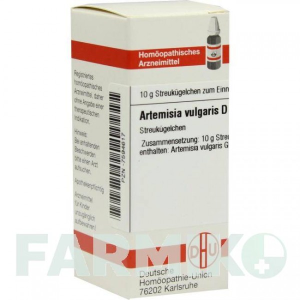 АРТЕМИЗИЯ ВУЛГАРИС (ARTEMISIA VULGARIS) D 12 глобули 10 г - Гомеопатия DHU