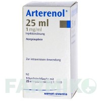 АРТЕРЕНОЛ (ARTERENOL) 1 мг/мл флакон 25 мл - Норепінефрин CHEPLAPHARM