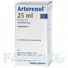 АРТЕРЕНОЛ (ARTERENOL) 1 мг/мл флакон 25 мл - Норэпинефрин CHEPLAPHARM