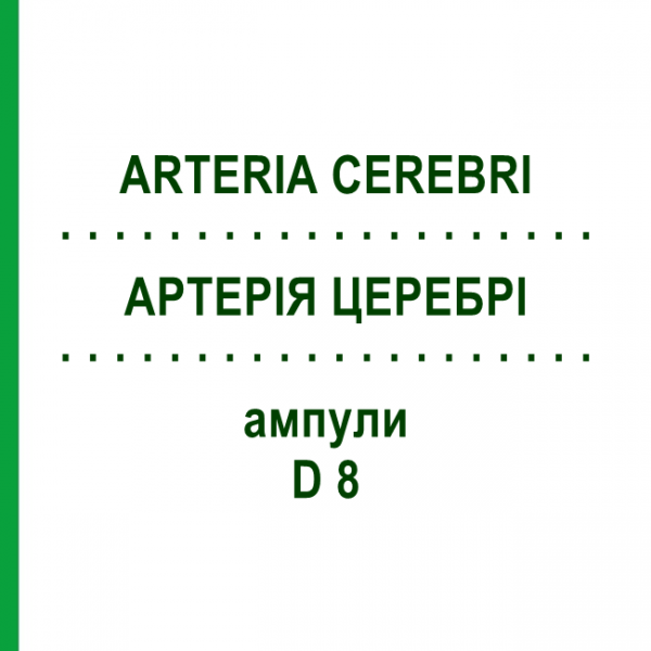 АРТЕРИЯ ЦЕРЕБРИ (ARTERIA CEREBRI) D 8 ампулы 10x1 мл - Гомеопатия WALA HEILMITTEL