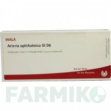 АРТЕРИЯ ОФТАЛМИКА (ARTERIA OPHTHALMICA) D 6 ампулы 10x1 мл - Гомеопатия WALA HEILMITTEL