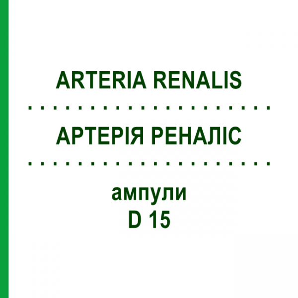 АРТЕРИЯ РЕНАЛИС (ARTERIA RENALIS) D 15 ампулы 10x1 мл - Гомеопатия WALA HEILMITTEL