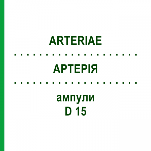 АРТЕРИЯ (ARTERIAE) D 15 ампулы 10x1 мл - Гомеопатия WALA HEILMITTEL